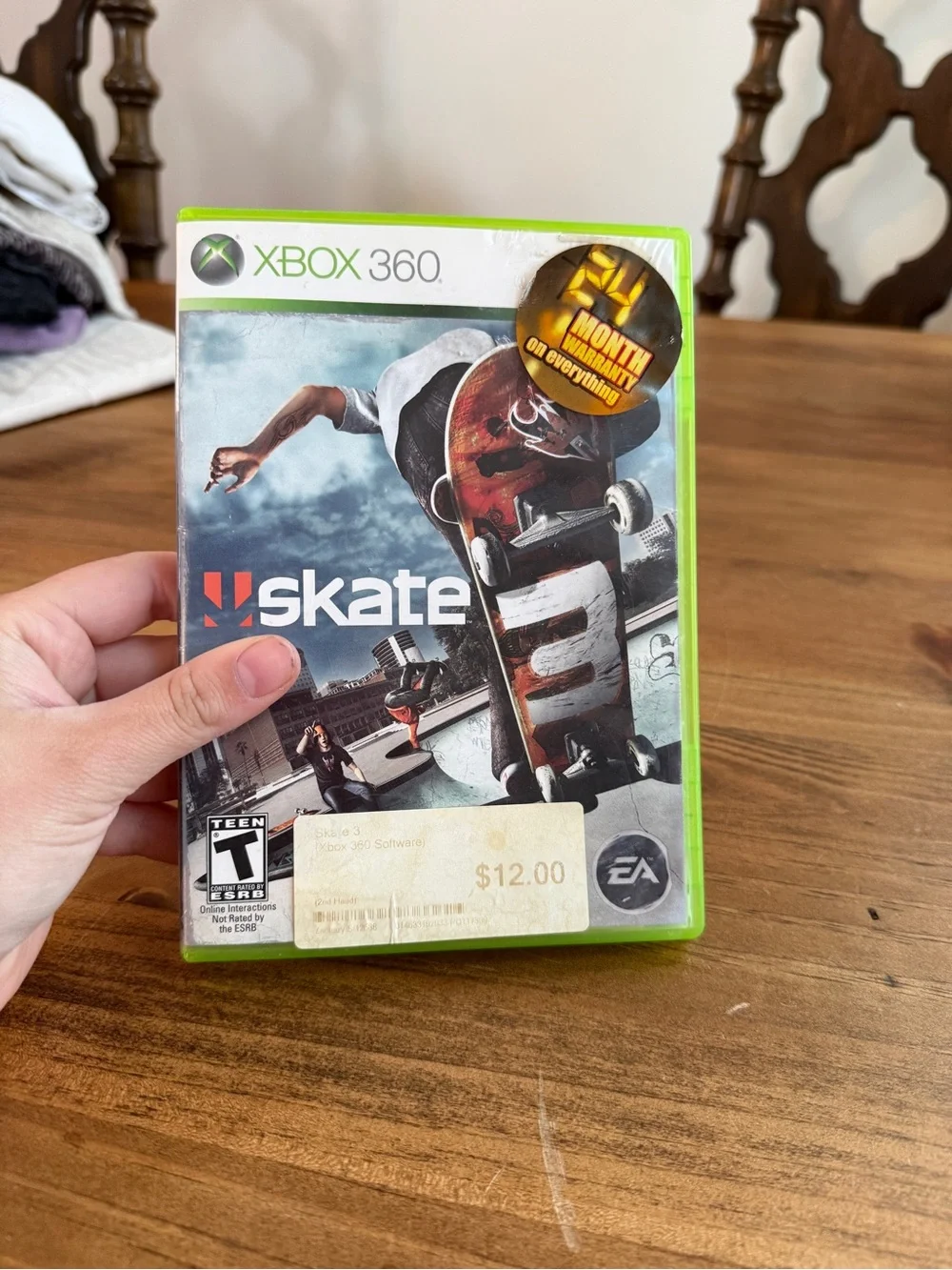 Skate 3 (Xbox 360) - Case & Manual Only (No Game)